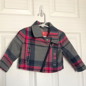 Girls biker jacket Sz 12 months